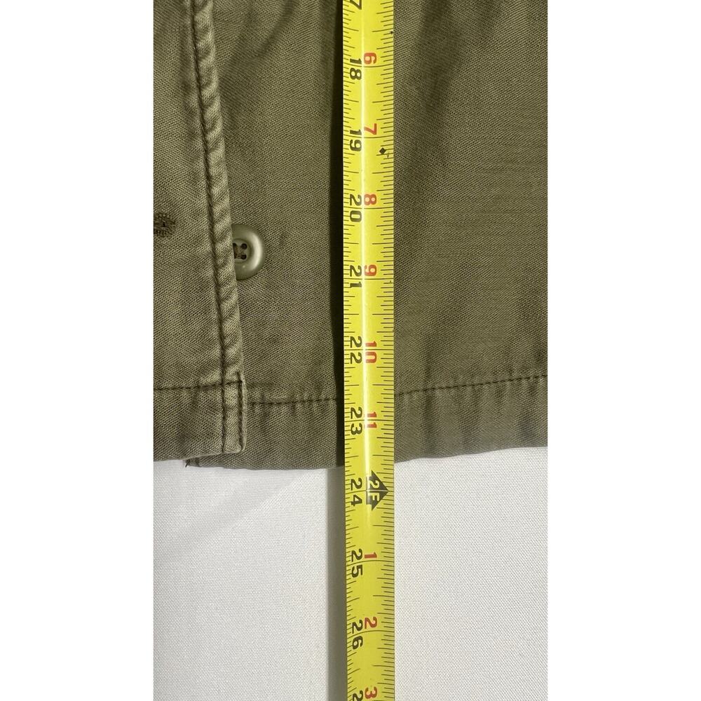 American Eagle Women's Utility Jacket Size M Funnel Neck Military Lightweight - Picture 5 of 12